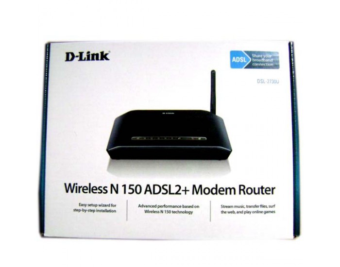 DLINK 150 MBPS MODEM + ROUTER 2730U